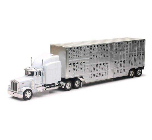 New Ray Toys 1:32 Peterbilt 379 Pot Bell Live Stock