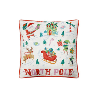 Peking Handicraft Pillow, Multicolor