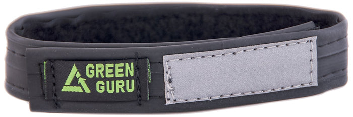 Eco Brands Group Green Guru Gear Narrow Bike Pant Leg Upcycled Made in USA Ankle Strap , Black