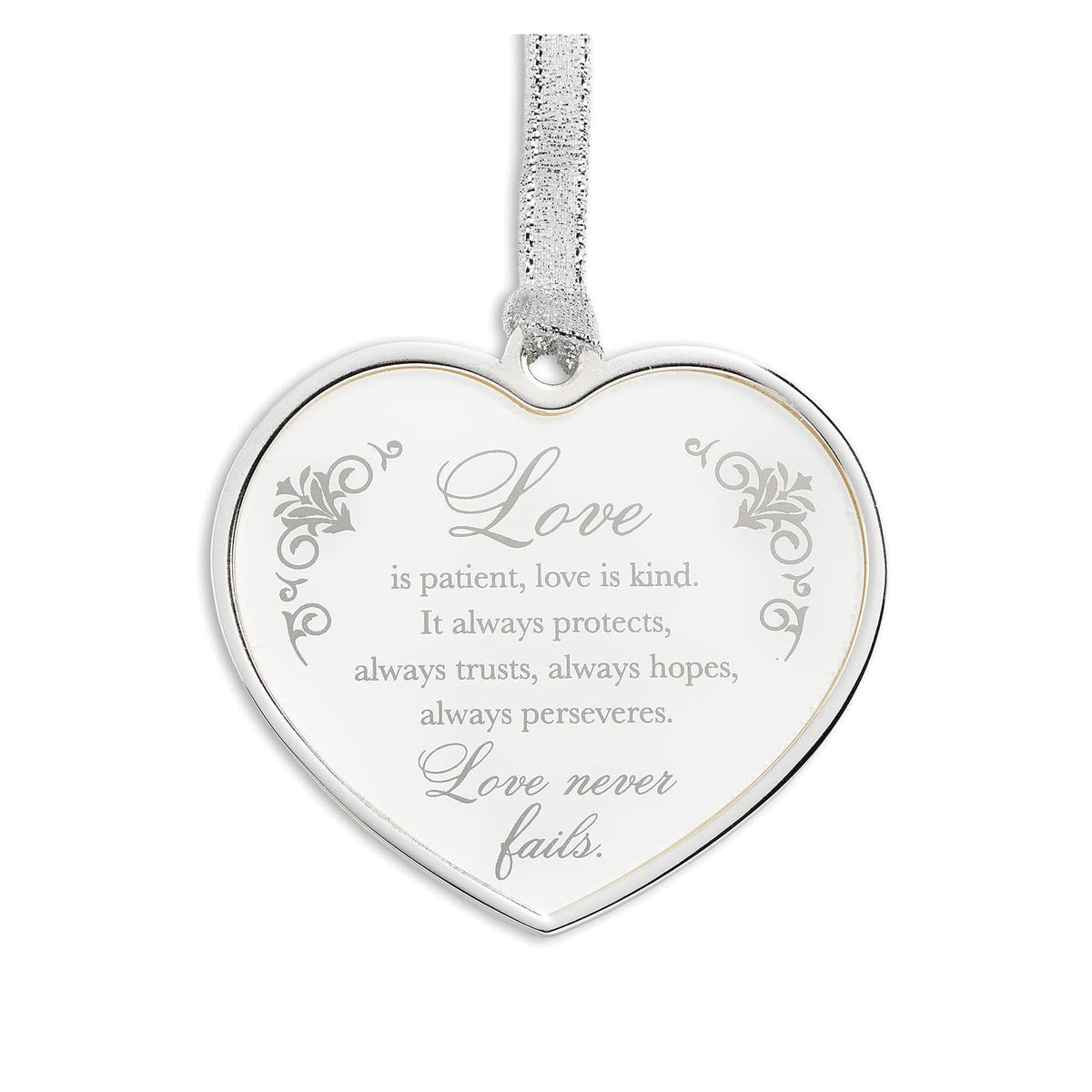 Roman Hanging Ornament, 2.5 in., Silver
