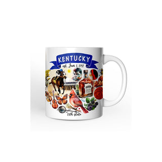 OrnamentallyYou Drinking Cup, 12 Ounces, Artistic Kentucky State Themes and Land