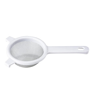 Chef Craft 1-Piece Stainless Steel Mesh Strainer, 4", White