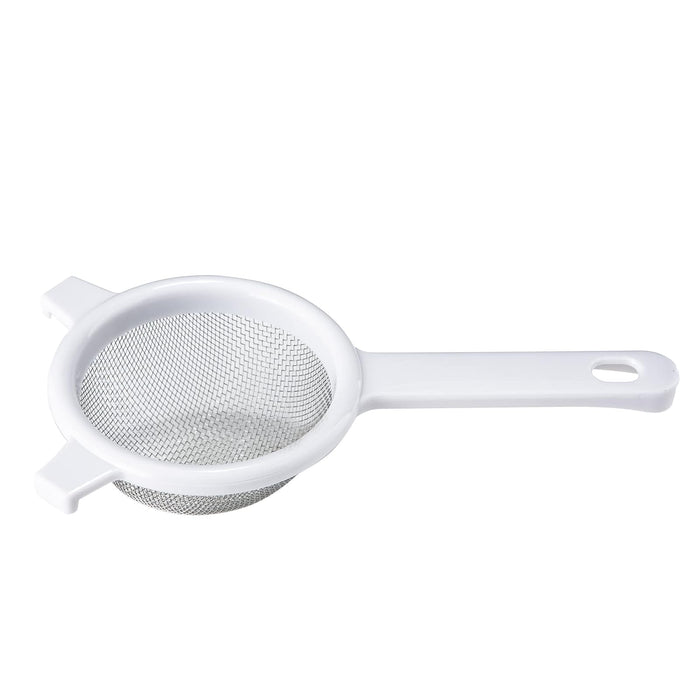 Chef Craft 1-Piece Stainless Steel Mesh Strainer, 4", White
