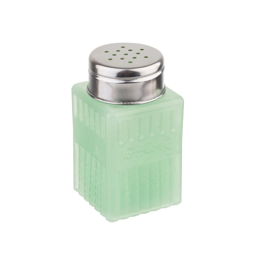 Tablecraft Jadeite Glass Collection (TM) Salt & Pepper Shaker with Metal Top, 2-Ounce