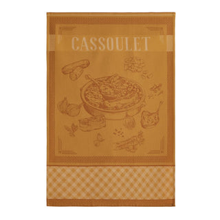 Coucke French Cotton Jacquard Towel, Cassoulet, 20-Inches by 30-Inches, 100% Cotton