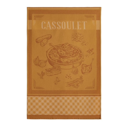 Coucke French Cotton Jacquard Towel, Cassoulet, 20-Inches by 30-Inches, 100% Cotton