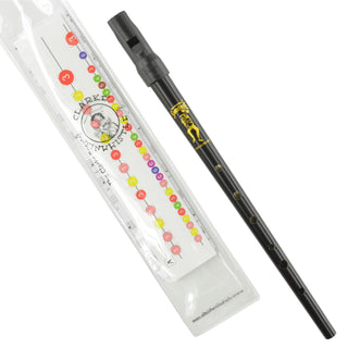 Clarke Tinwhistle Brass And Woodwind Instruments, Key of D, D-Black