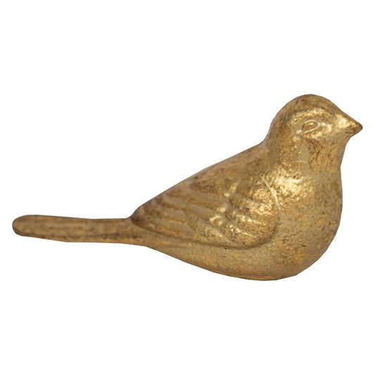 Foreside Home & Garden Gold Bird Figure Metal