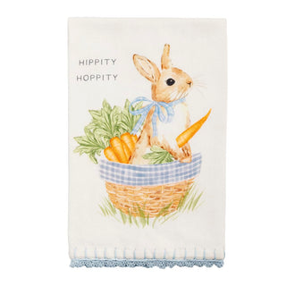 Mud Pie Towel, 26" x 16 1/2", Hippity Hoppity