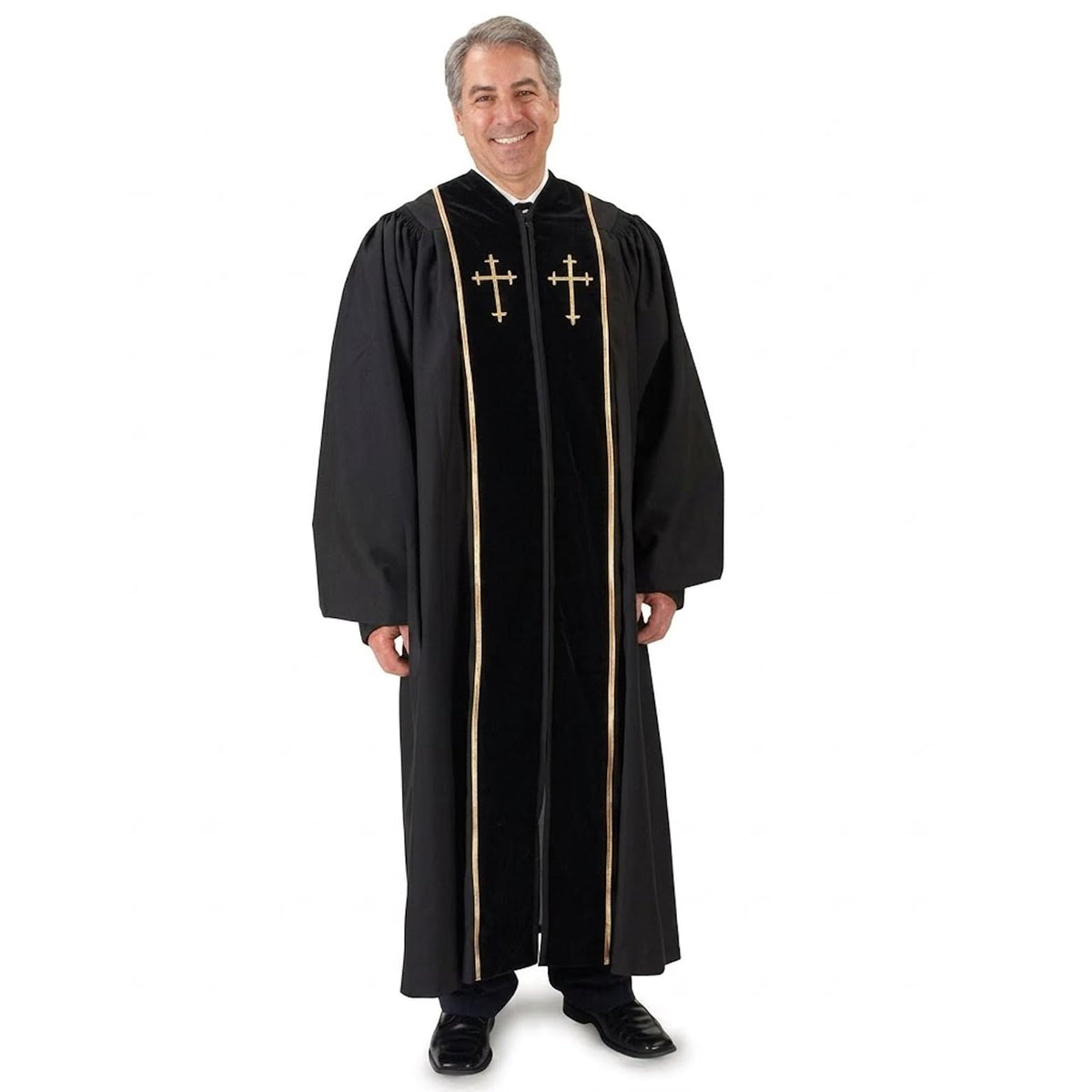 Autom Shirt, 57 Large, Black/Gold