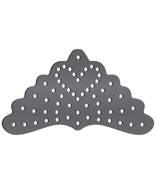 Rhinestone Genie Splashing Heart Magnetic Rhinestone Template, Black