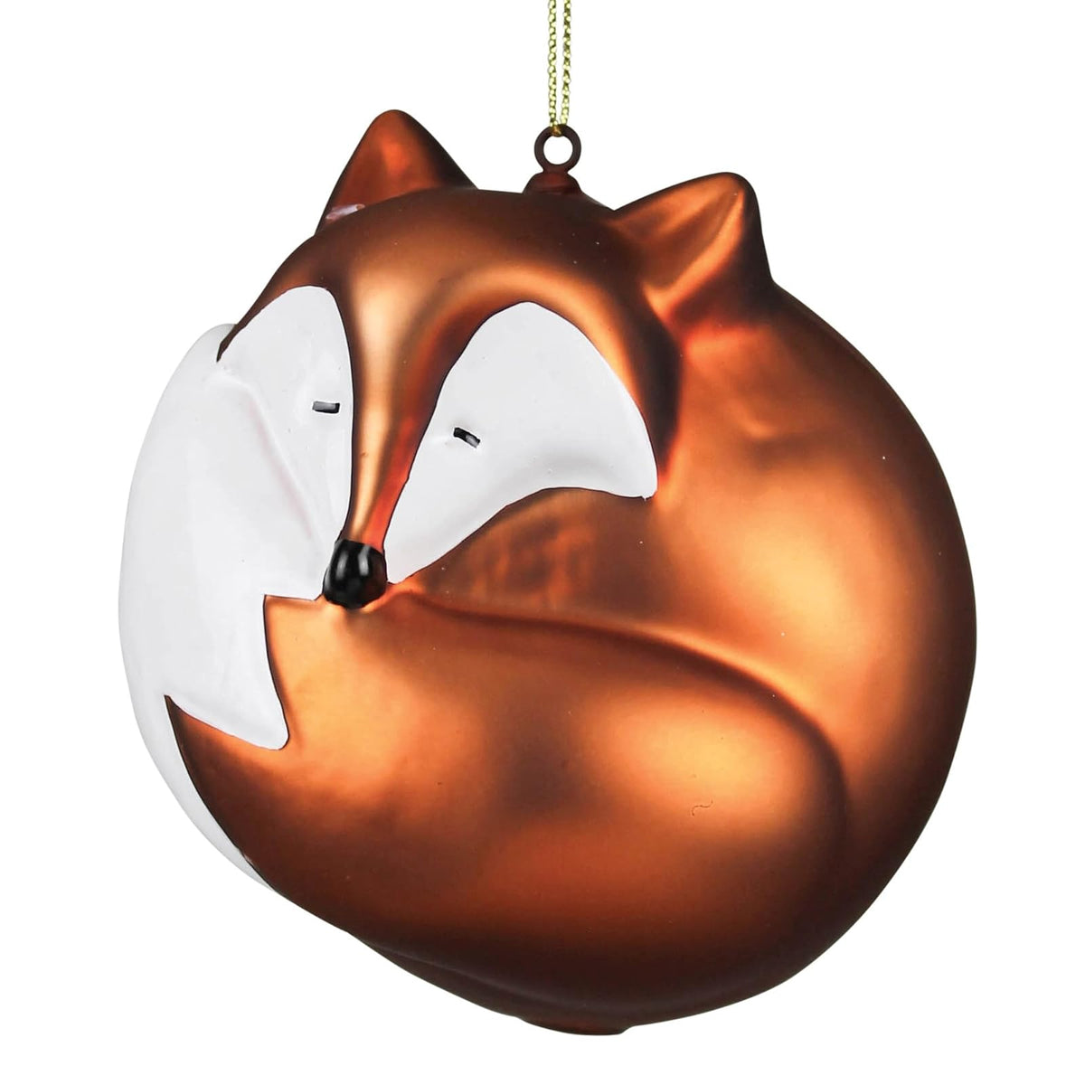 HomArt Hanging Ornament, 4-inches, Clear With Subtle Shimmer
