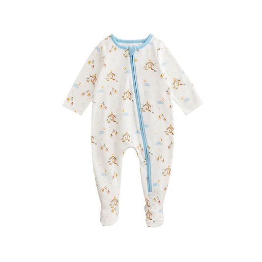 Mud Pie Pajamas, 0-3 Months, White
