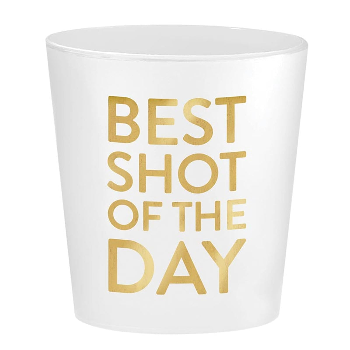 Slant Collections Drinking Cup, 2 Ounces, White