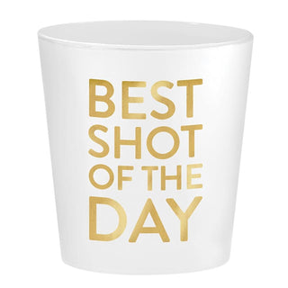 Slant Collections Drinking Cup, 2 Ounces, White