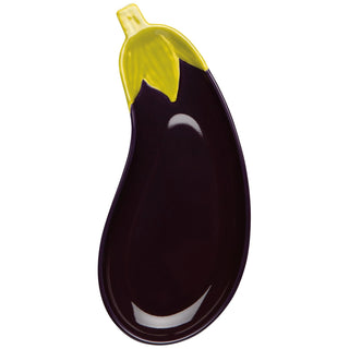 Now Designs Dishware Plate, W4.5 x L10.25 in, Eggplant