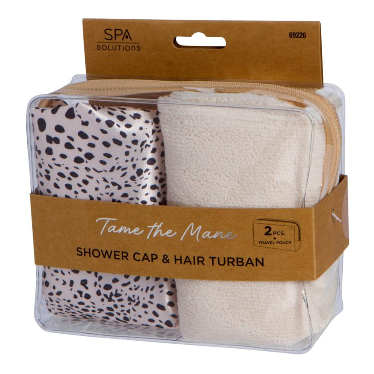CALA Tame The Mane Shower Cap & Hair Turban