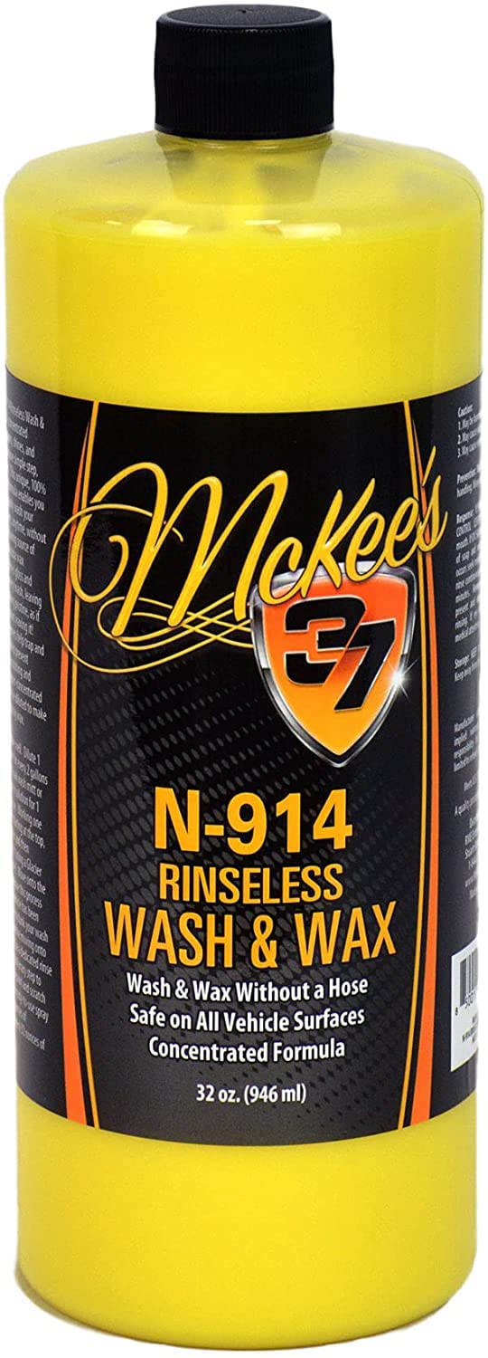 McKee's 37 N-914 Rinseless Wash & Wax (No Rinse Wash), 32 fl. oz.