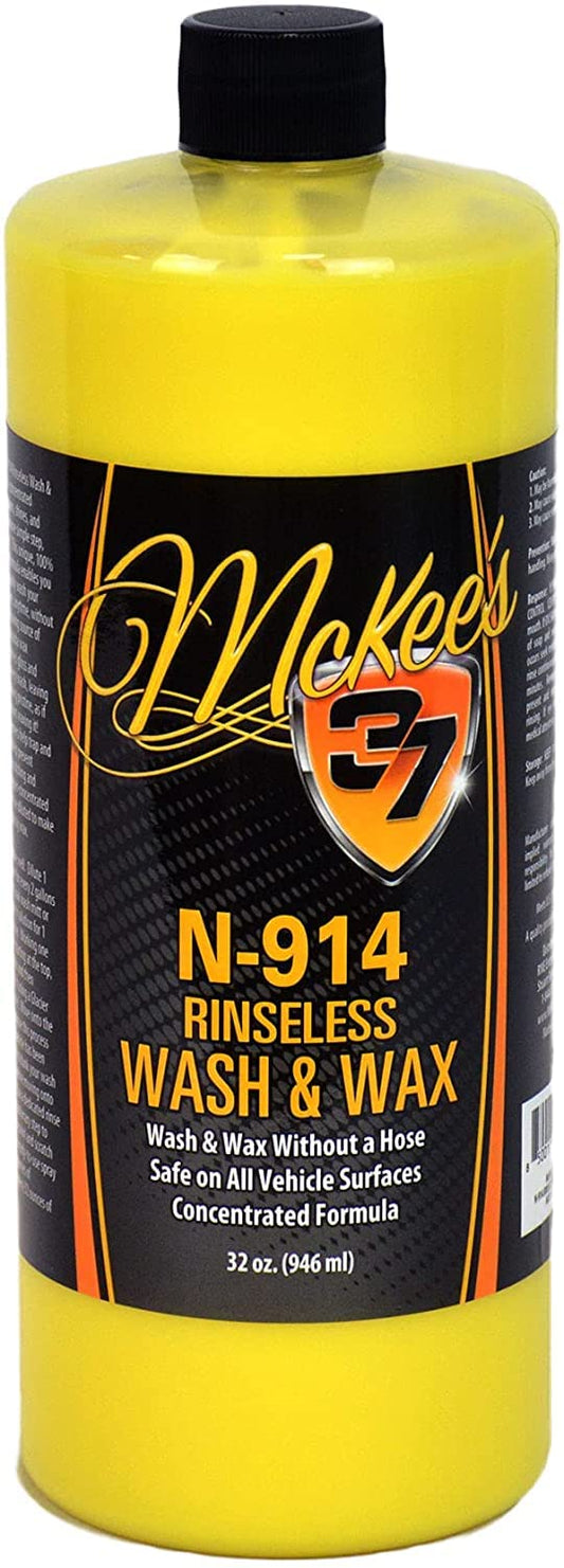 McKee's 37 N-914 Rinseless Wash & Wax (No Rinse Wash), 32 fl. oz.