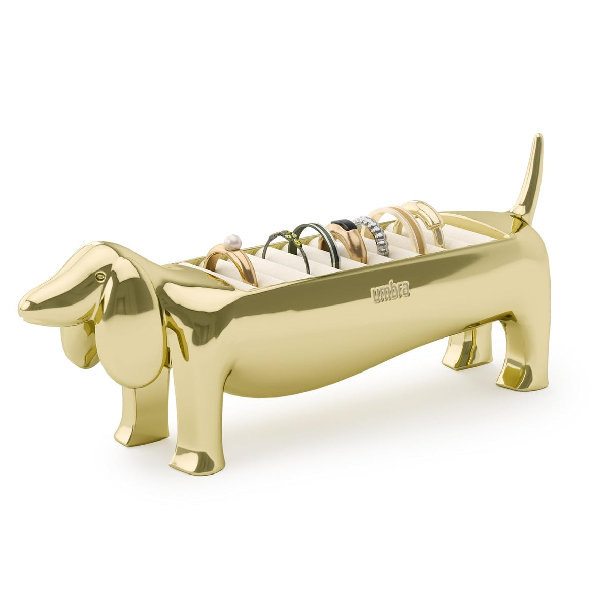 Umbra Jewelry Storage, 6 x 1.5 x 2.5 inches, Gold