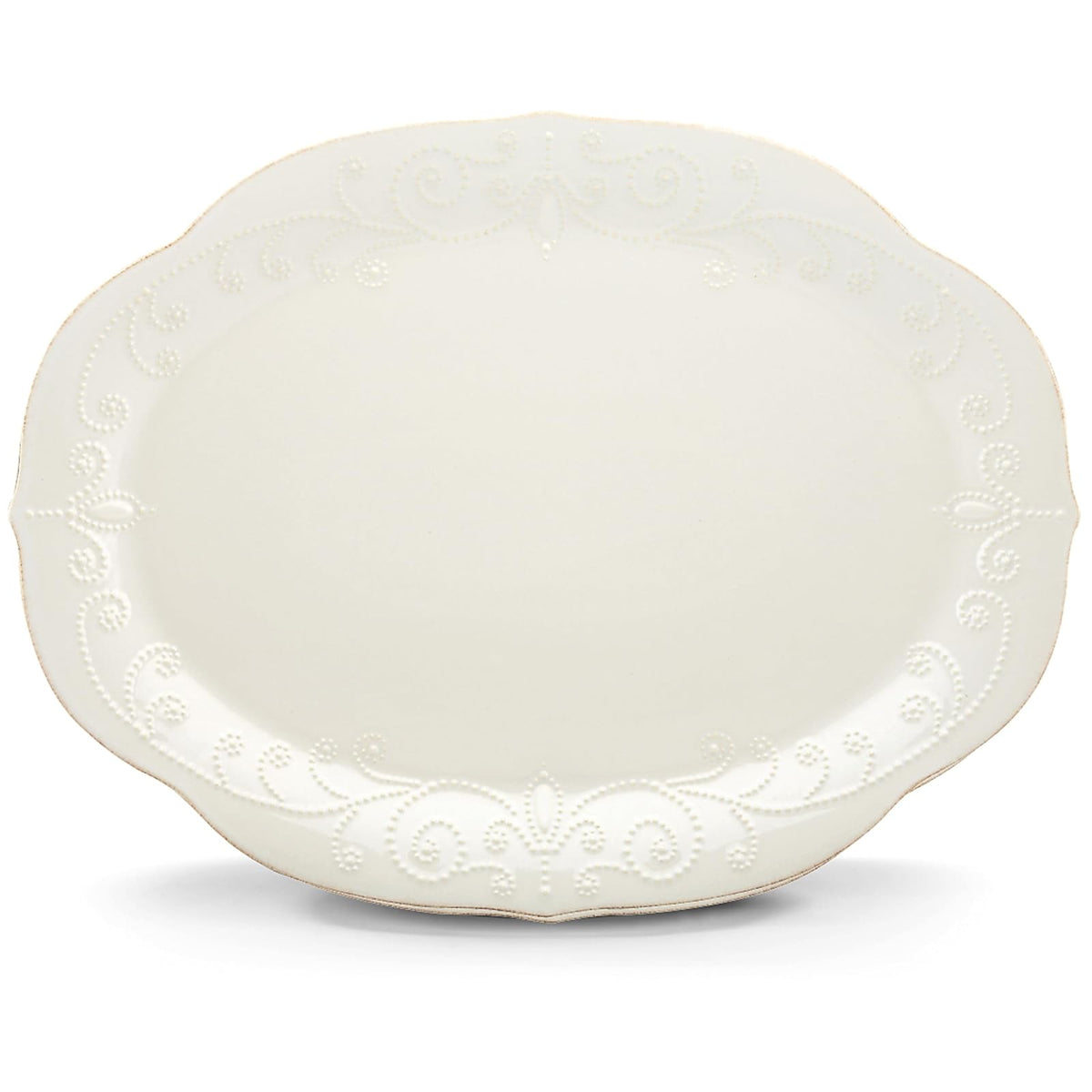 Lenox Dishware Plate, 4.55 LB, White