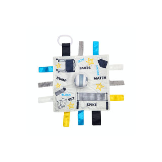 The Learning Lovey Toys And Games, 10x10 inches, Dark Blue, White, and Yellow