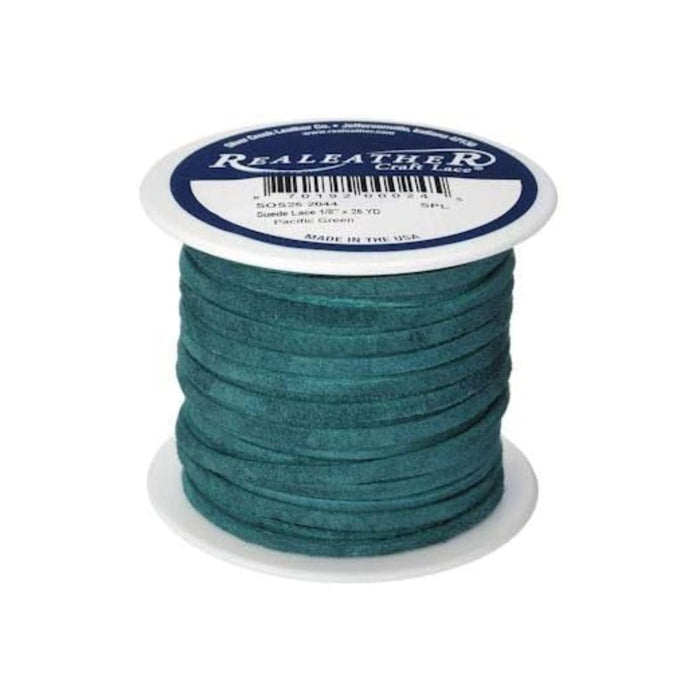 Realeather Thread Cord, 1/8 in. x 25 yd., Pacific Green