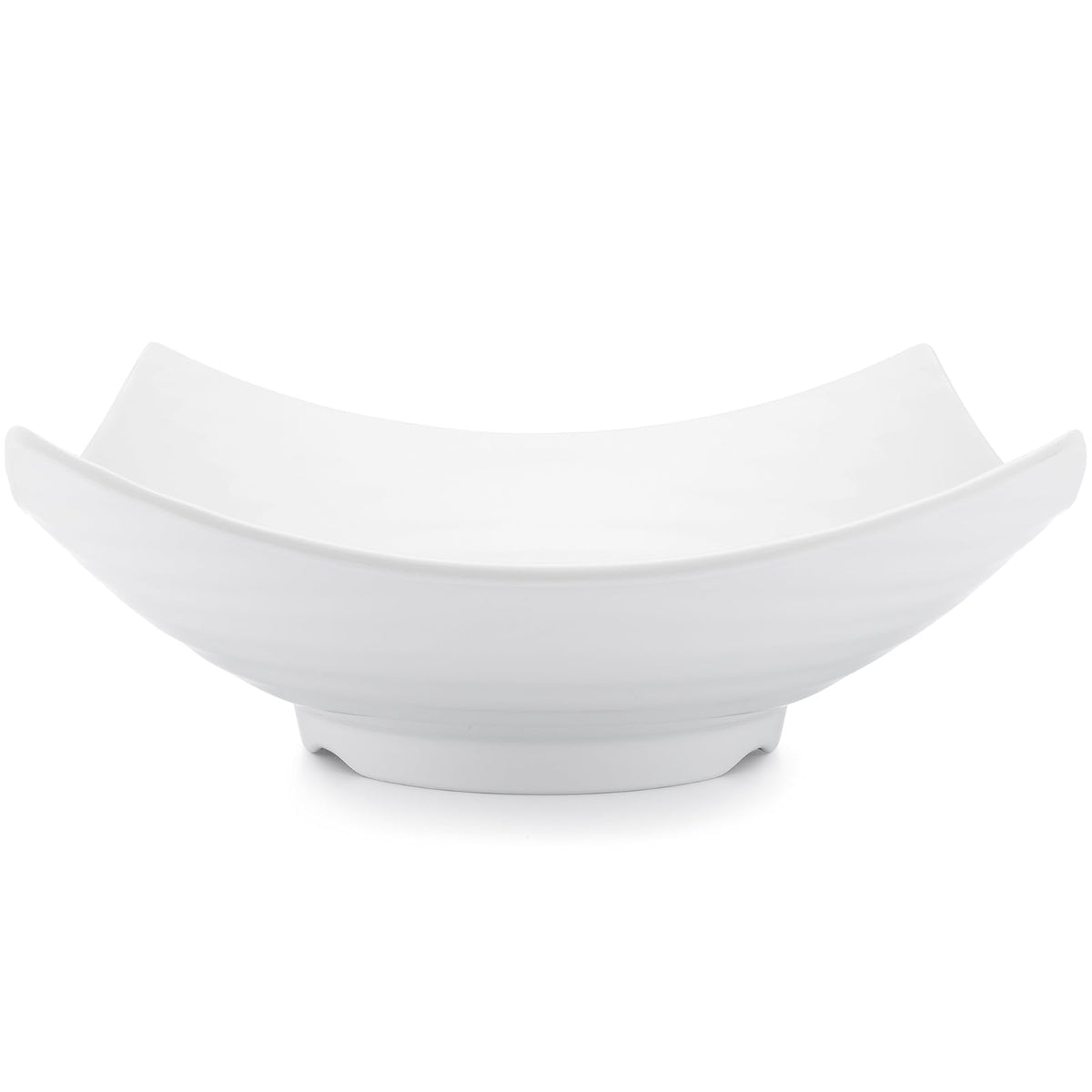 Q Squared Dishware Bowl, 12-1/2 Inches, White
