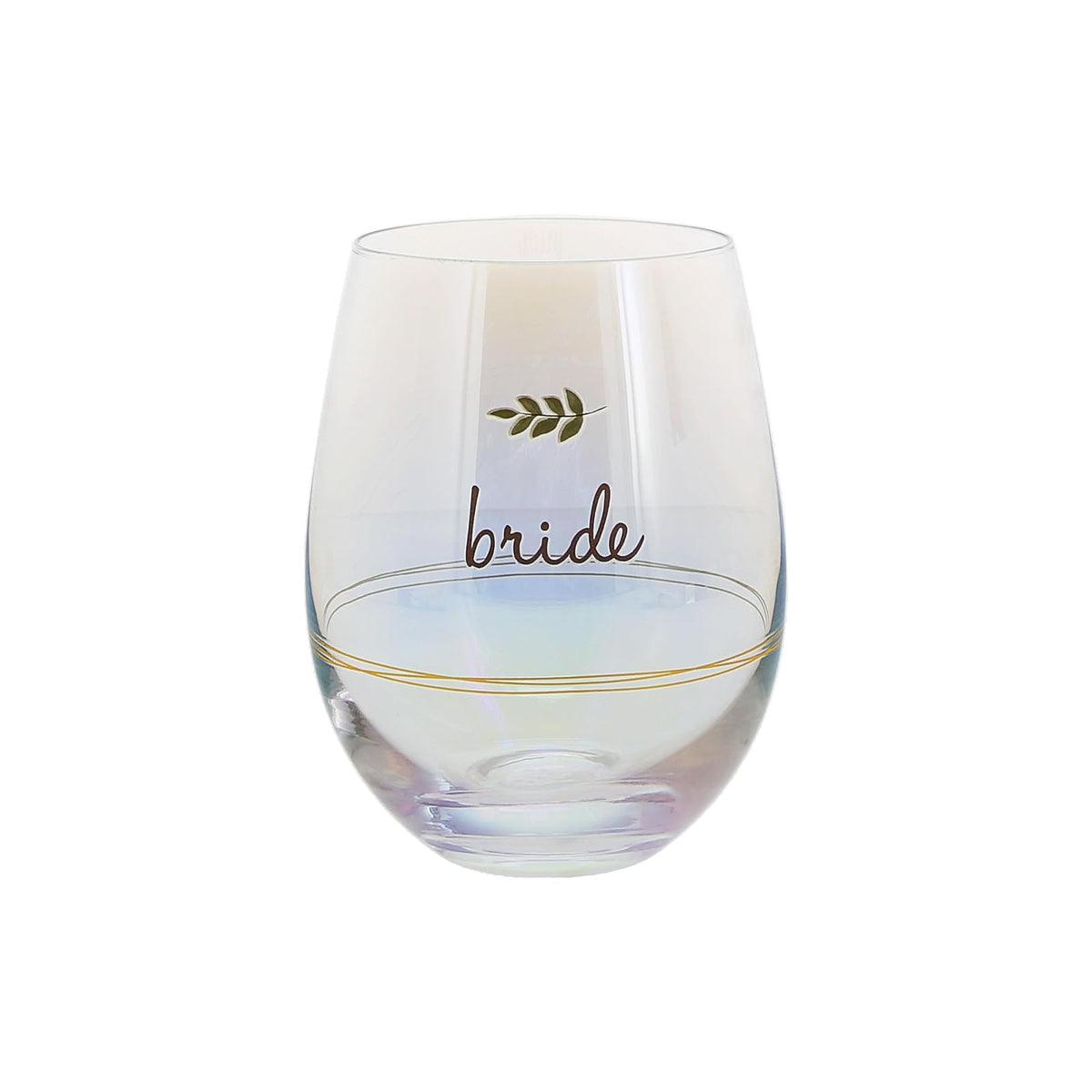 Pavilion Gift Company Drinking Cup, 18 Ounces, Gold, green, and black