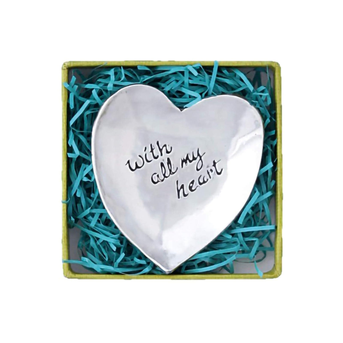 Basic Spirit Jewelry Storage, Silver, With All My Heart