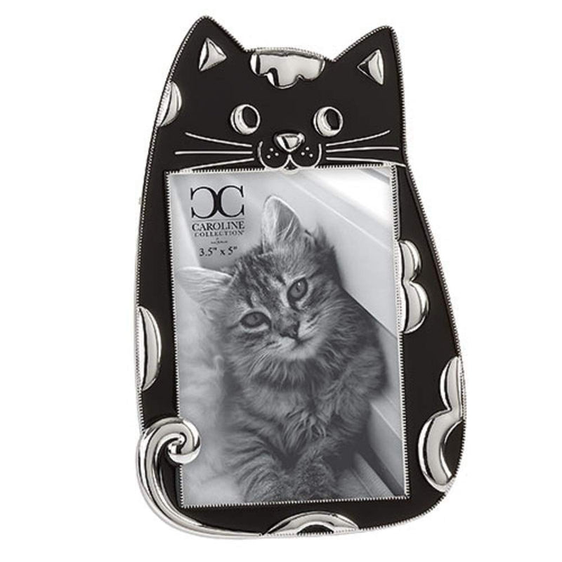 Roman 19298 Cat Frame, 7-inch Height, Zinc Alloy-Lead Free