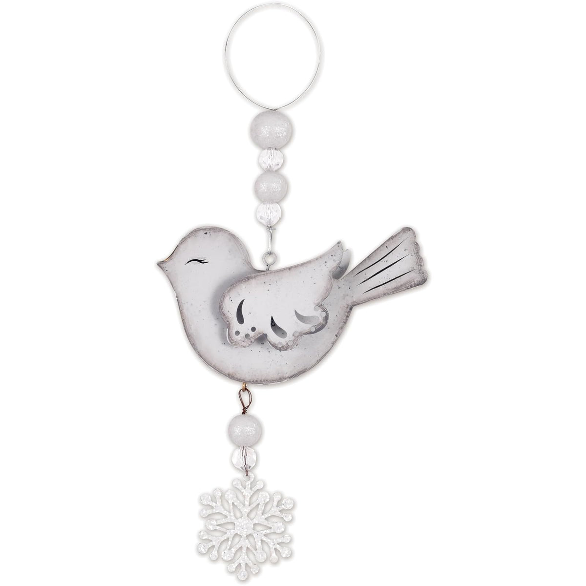 Sunset Vista Designs Hanging Ornament, 10 Inch, White