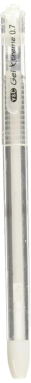 Yasutomo Y&C Gel Xtreme Pen.7mm Pastel White, 0.7mm