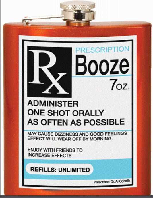 Spoontiques 15641 Prescription Flask, Orange