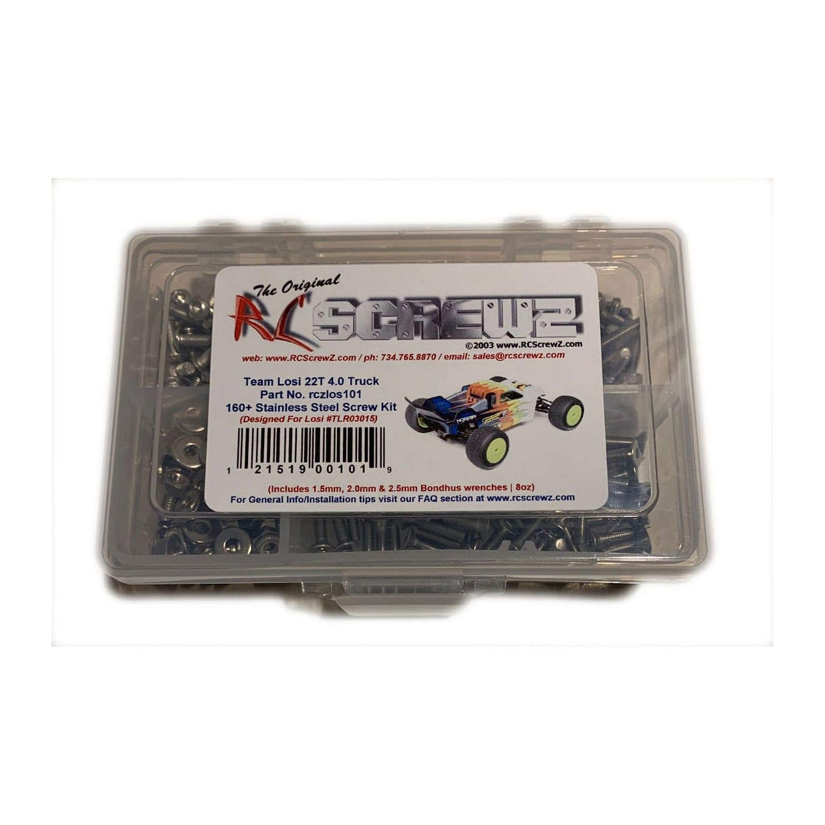 RC Screwz Screws, Silver