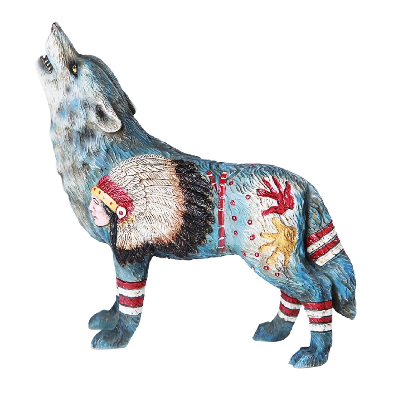 Pacific Trading Giftware The Wolf Spirit Collection Homage to The Chief Wolf Spirit Collectible Figurine