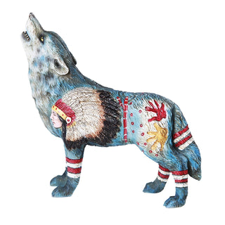 Pacific Trading Giftware The Wolf Spirit Collection Homage to The Chief Wolf Spirit Collectible Figurine