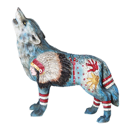 Pacific Trading Giftware The Wolf Spirit Collection Homage to The Chief Wolf Spirit Collectible Figurine