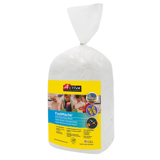 ACT√çVA Products Fast Mache Fast Drying Instant Papier Mache - 4 pounds