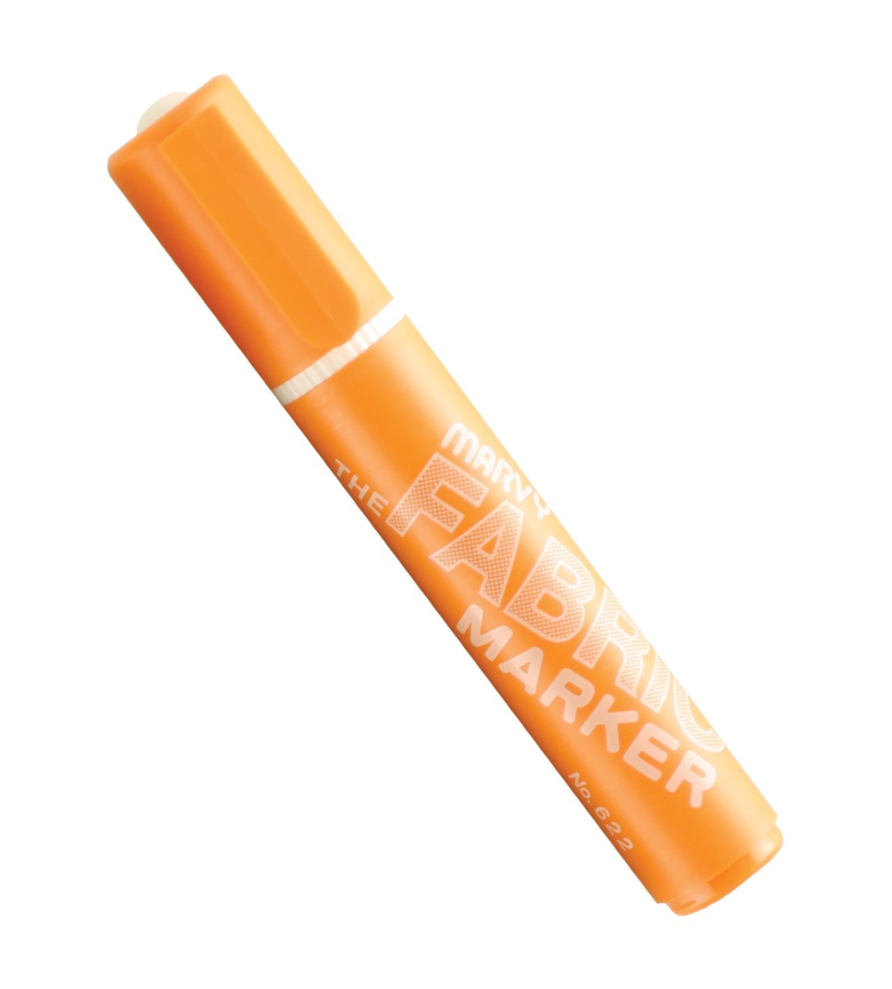 Uchida 622-C-7 Marvy Broad Point Fabric Marker, Orange
