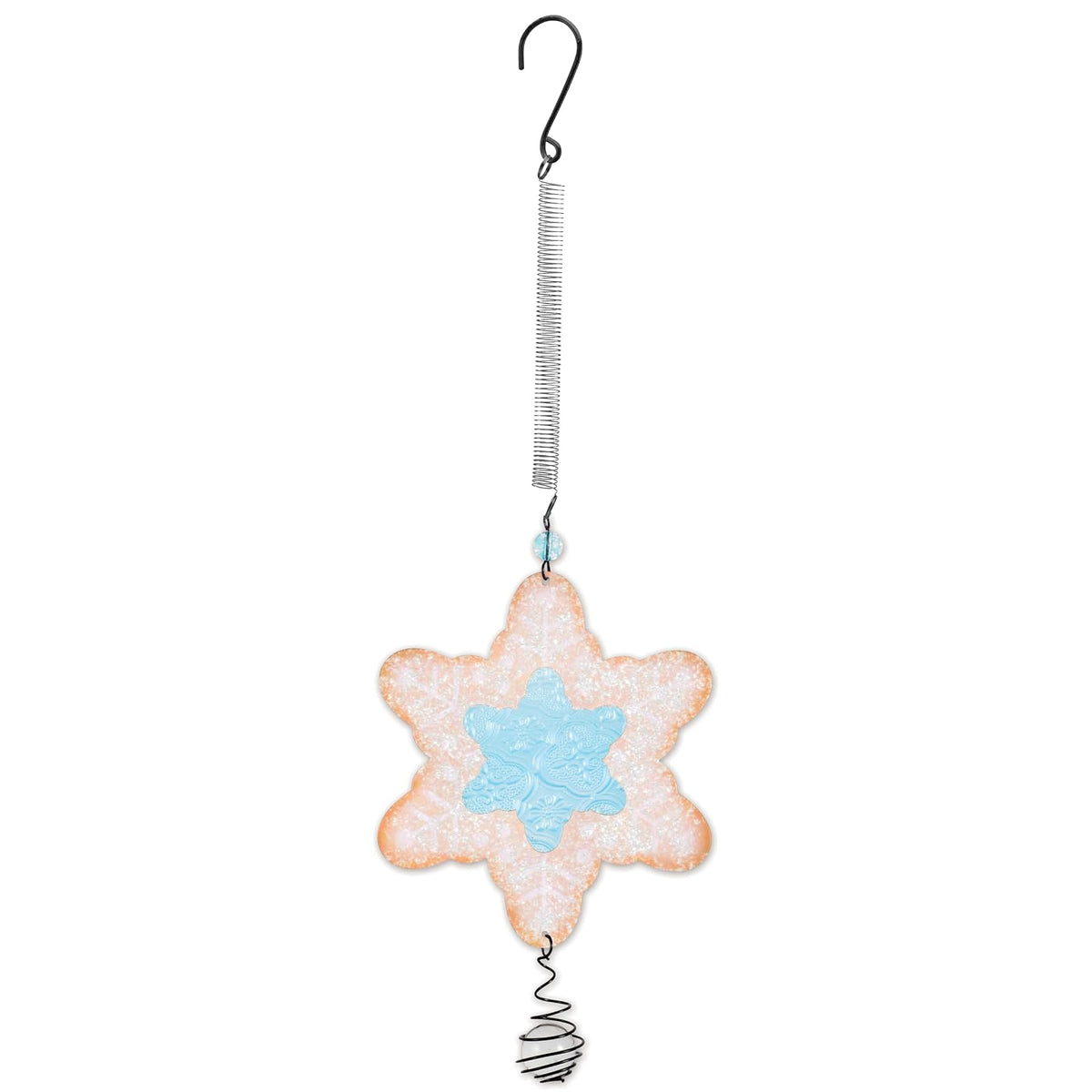 Sunset Vista Designs Hanging Ornament, 15 Inch, White/Blue