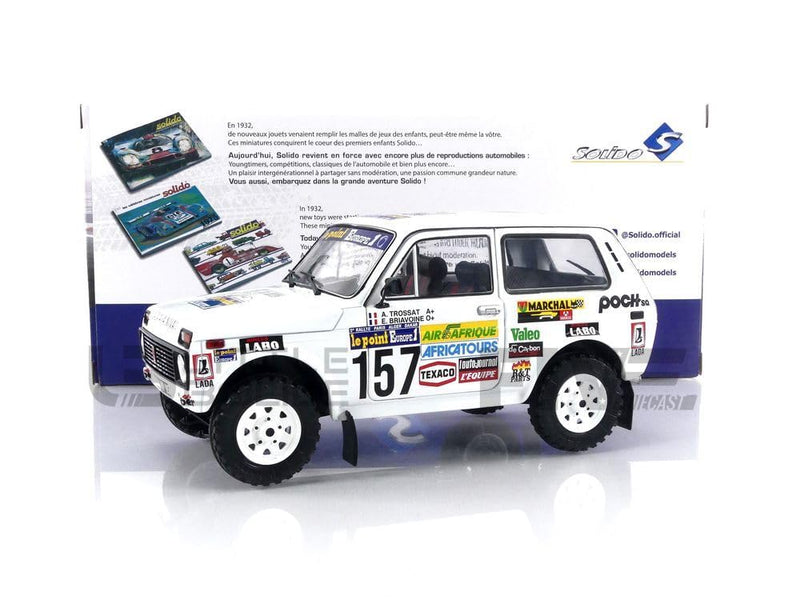 SOLIDO 1/18 - Lada Niva - Paris Dakar 1983