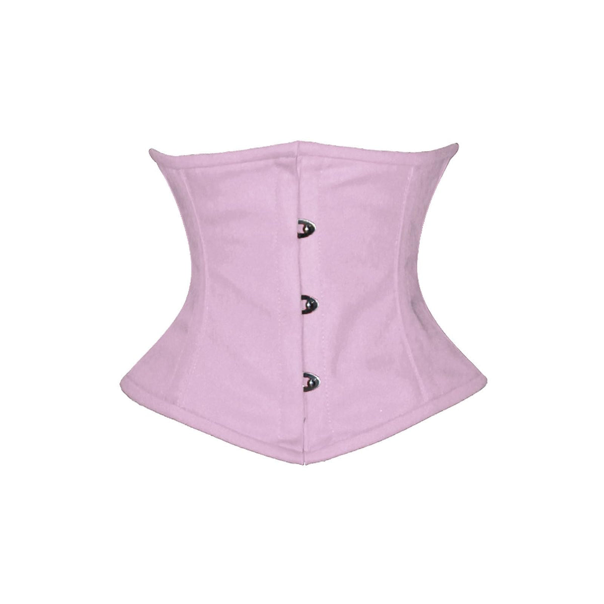 luvsecretlingerie Corset, Medium, Pink Cotton- (for Short Torso-fit Well for 8.5