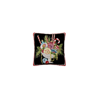 Peking Handicraft Pillow, Multicolor