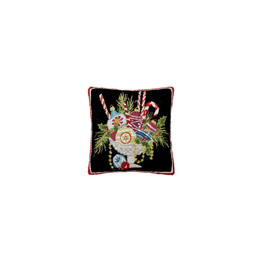 Peking Handicraft Pillow, Multicolor