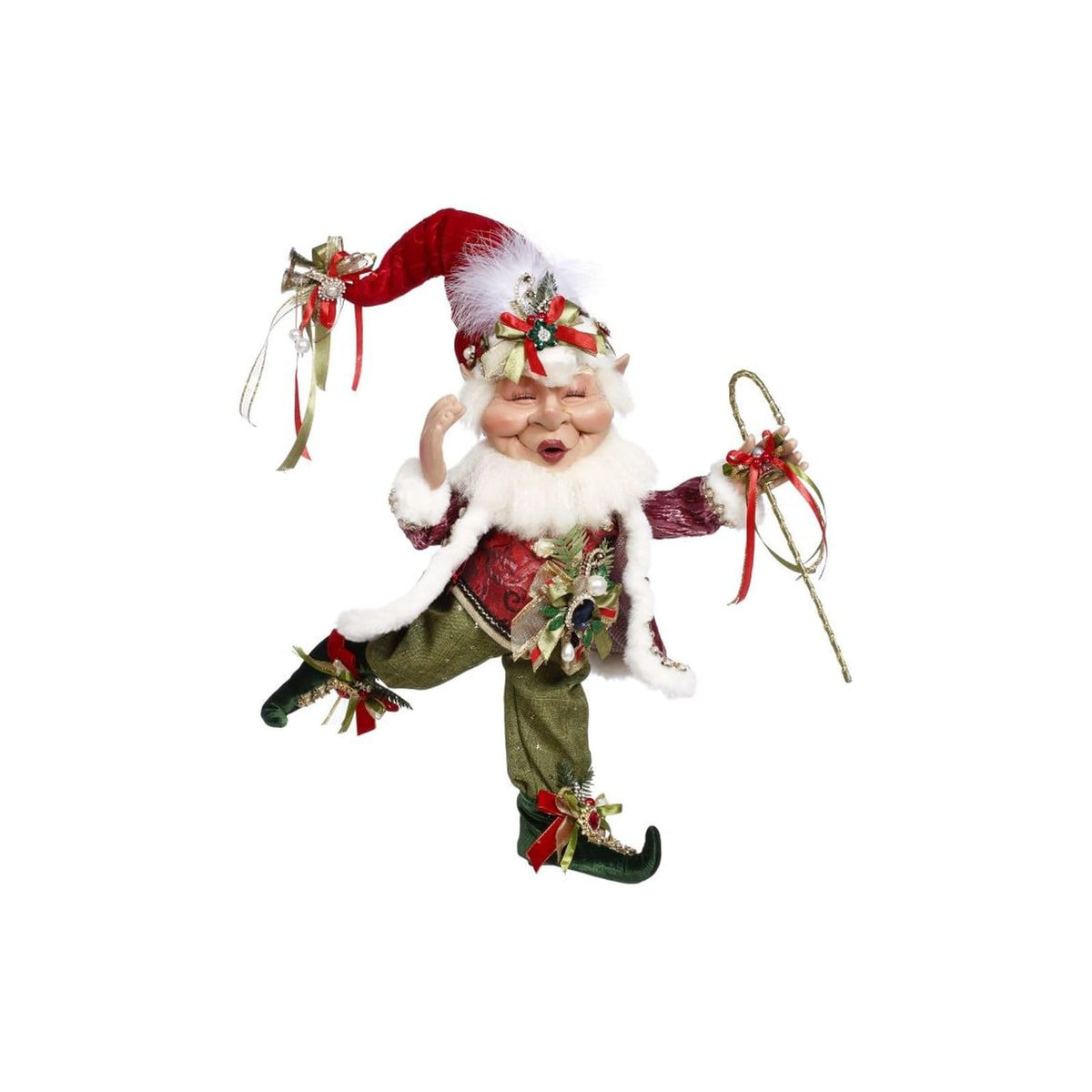 Mark Roberts Figurine, White With Colored Details, Traditional
