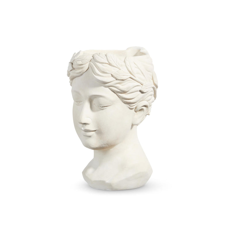 Raz Imports 2024 European Style 8.5" Goddess Head Planter