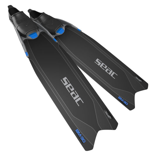 SEAC Swim Fin, 41/42 (US Size 8-8.5), Black/Blue