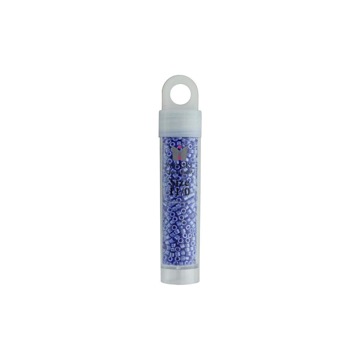 John Bead Craft Bead, Size: 11, Blue Cyan Opaque Luster