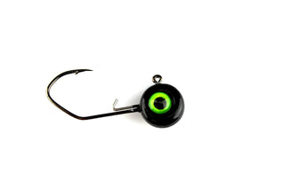 Jenko Fishing Slasher Crappie Jig Head, Black, 1/8 oz